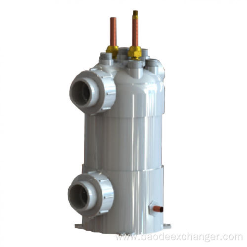 Titanium Heat Pump Pool Tubular Tube Heat Exchanger